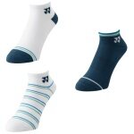Yonex Sportsocken Sneaker Sport Low Cut 2025 blau/weiss Herren - 3 Paar