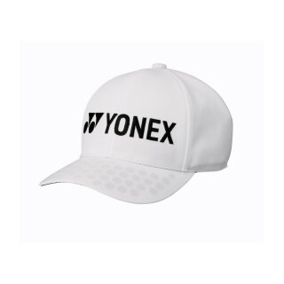 Yonex Basecap Classic mit Logo-Schriftzug weiss - 1 Stück