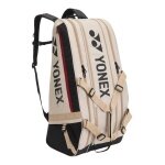 Yonex Racketbag Gearlogic Racquet (Schlägertasche, 3 Hauptfächer, Schuhfach) 2026 beige 9er