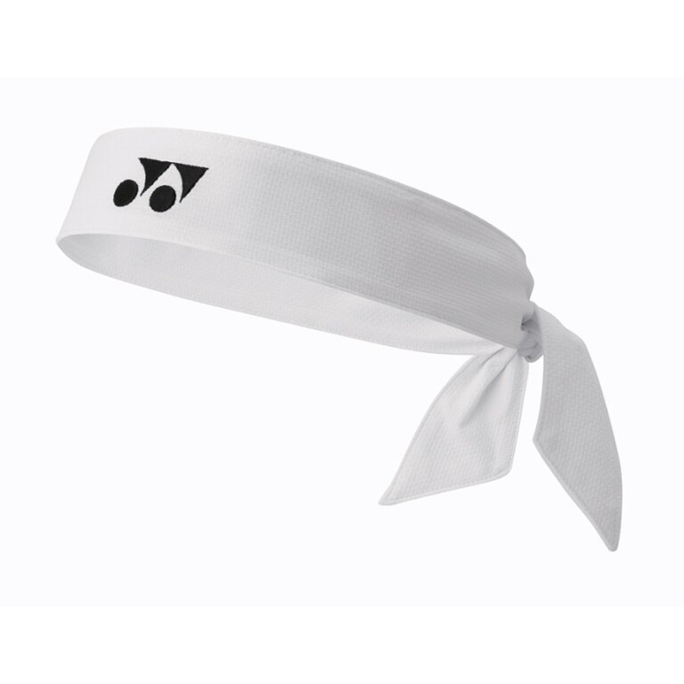 Yonex Stirnband Head Tie Logo weiss - 1 Stück