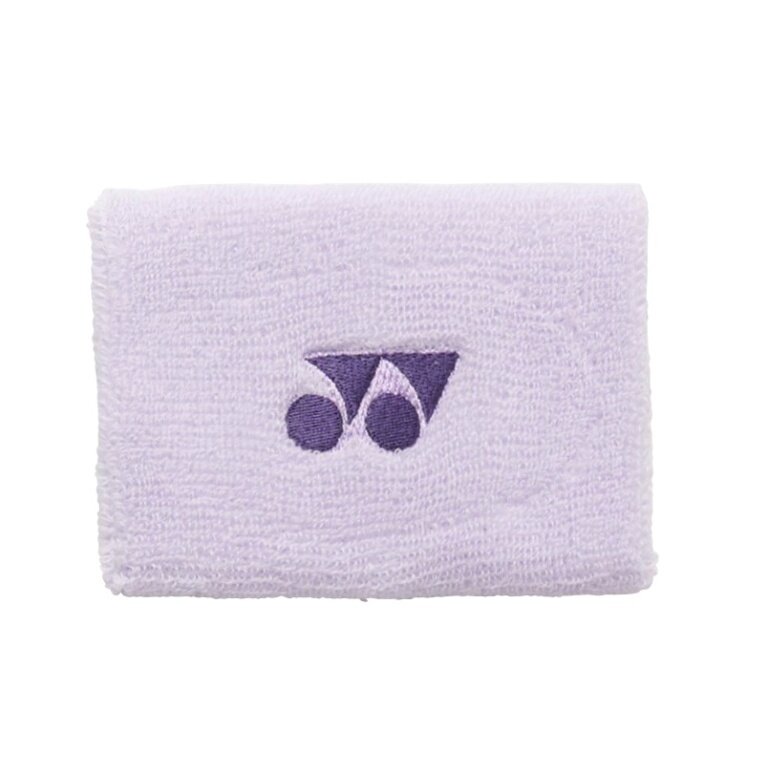 Yonex Schweissband Handgelenk Yonex Logo Mitte 10x8cm flieder violett 1er