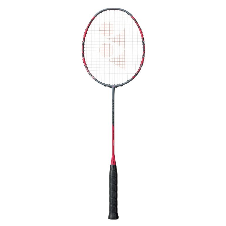 Yonex Badmintonschläger ARC Saber 11 Tour (ausgewogen, steif) grau/rot - besaitet -