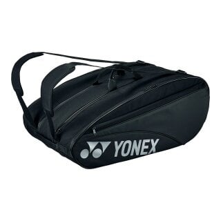 Yonex Racketbag Team Raquet 2023 (Schlägertasche, 3 Hauptfächer, Schuhfach) schwarz 12er