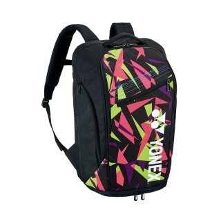 Yonex Rucksack Pro Backpack L #23 (Haupt-, Schläger-, Schuhfach) schwarz/pink