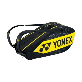 Yonex Racketbag Pro Racquet 2023 (Schlägertasche, 2 Hauptfächer) gelb/schwarz 6er