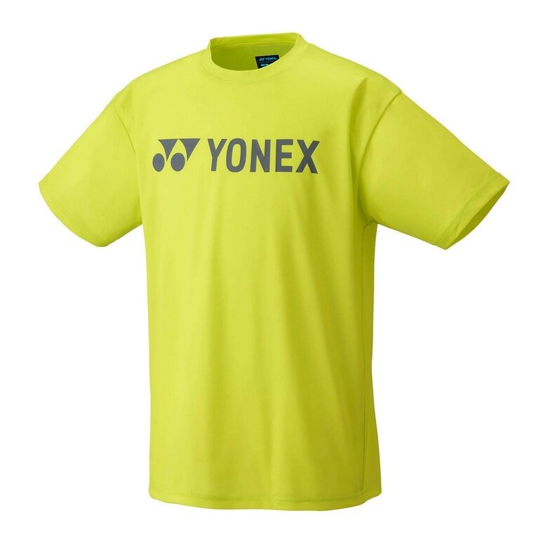 Yonex Sport-Tshirt Practice YJ0046 Big Logo (100% Polyester) 2025 gelb Jungen
