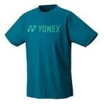 Yonex Sport-Tshirt Practice YJ0046 Big Logo (100% Polyester) 2025 blaugrün Jungen