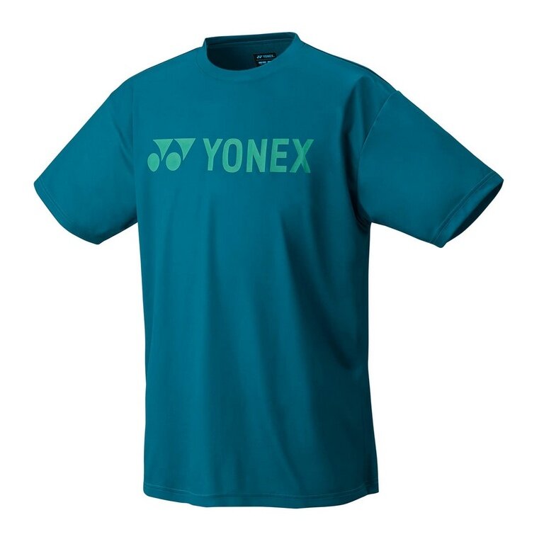 Yonex Sport-Tshirt Practice YJ0046 Big Logo (100% Polyester) 2025 blaugrün Jungen