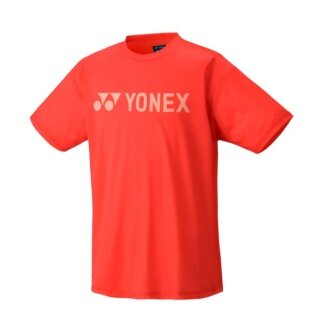 Yonex Sport-Tshirt Practice YJ0046 Big Logo (100% Polyester) 2025 rot Jungen