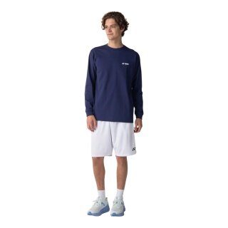 Yonex Langarmshirt Practice (100% Baumwolle) 2026 navyblau Herren