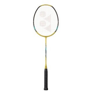 Yonex Badmintonschläger Nanoflare 001 Feel 2022 (grifflastig, flexibel) gold - besaitet -