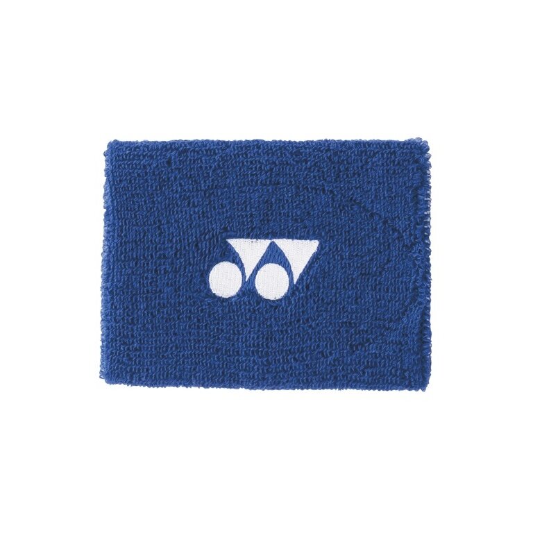 Yonex Schweissband Handgelenk Yonex Logo Mitte 10x8cm navyblau 1er