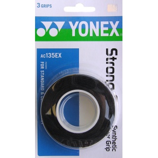 Yonex Overgrip Strong 0.6mm schwarz 3er