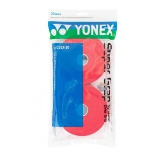 Yonex Overgrip Super Grap 0.6mm (Komfort/glatt/leicht haftend) weinrot 30er Clip-Beutel