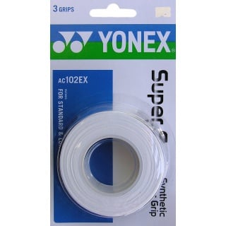 Yonex Overgrip Super Grap 0.6mm weiss 3er