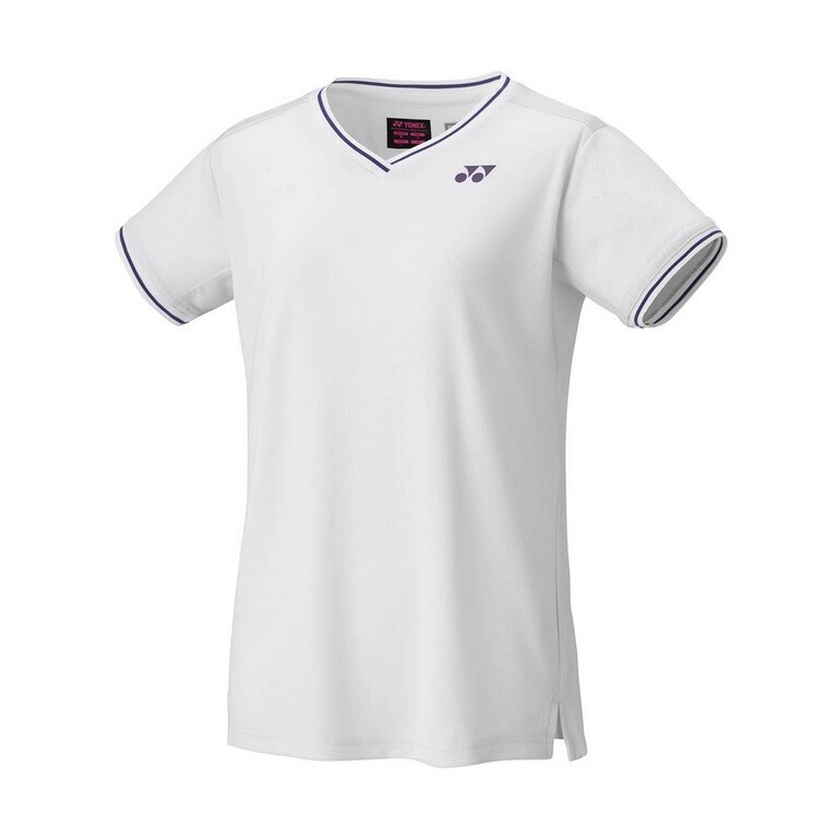 Yonex Sport-Tshirt Crew Neck Wimbledon 2024 weiss Damen
