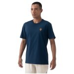 Yonex Sport-Tshirt Nature (Baumwolle) 2024 nachtblau Herren