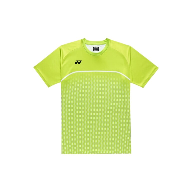 Yonex Sport-Tshirt Practice Print 16861 (100% Polyester) 2026 fresh limegrün Herren