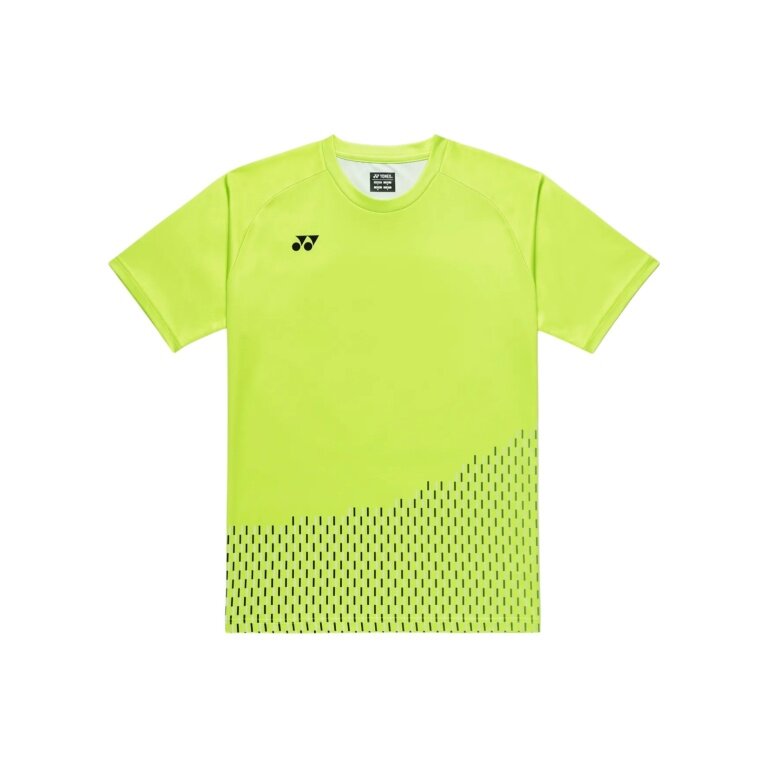 Yonex Sport-Tshirt Practice Print 16863 (100% Polyester) 2026 fresh limegrün Herren