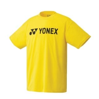Yonex Sport-Tshirt Club Team Logo Print gelb Herren