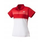 Yonex Sport-Polo Club Team #21 rot/weiss Damen
