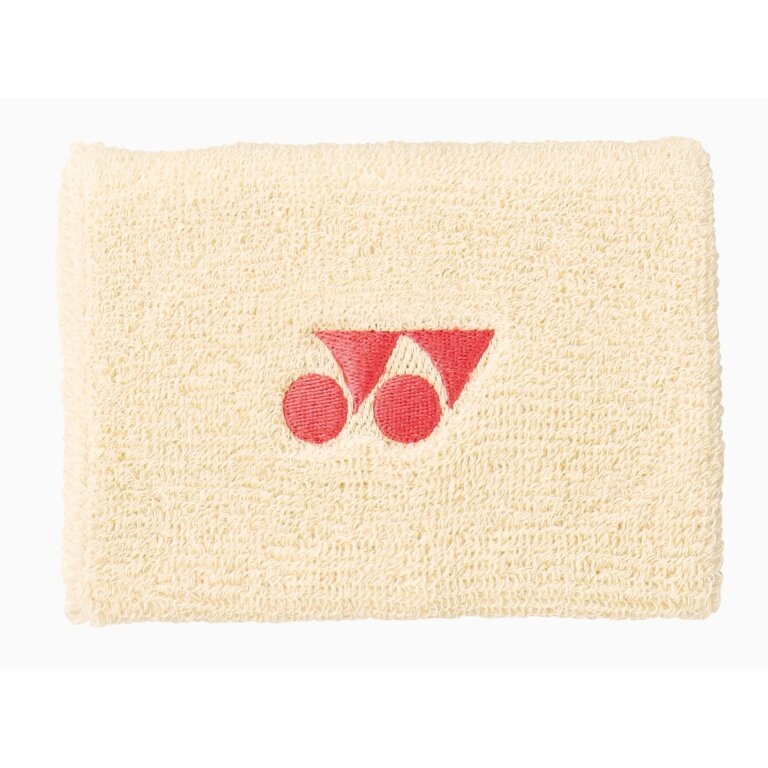 Yonex Schweissband Handgelenk Yonex Logo Mitte 10x8cm beige 1er