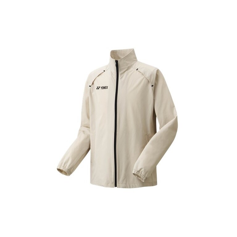 Yonex Trainingsjacke Practice (100% Polyester) 2024 beige Herren