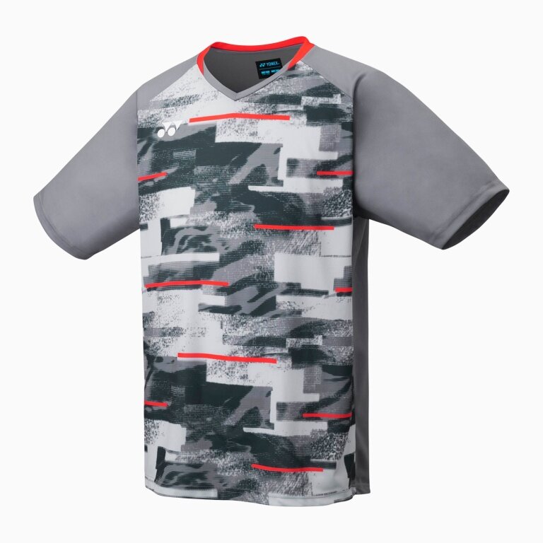 Yonex Sport-Tshirt Crew Neck Club Team 2024 grau Jungen