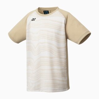 Yonex Sport-Tshirt Club Team YJ0050 (100% Polyester) 2025 beige Jungen