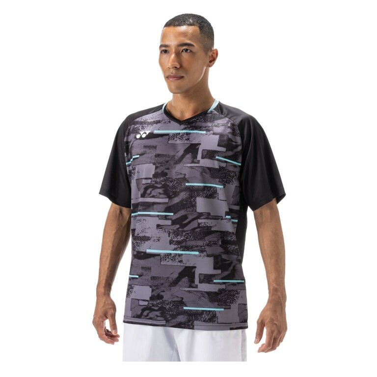 Yonex Sport-Tshirt Crew Neck Club Team 2024 schwarz Herren
