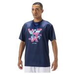 Yonex Sport-Tshirt Graphic Practice YM0043 (100% Polyester) 2025 indigo marineblau Herren