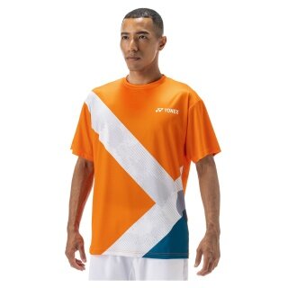 Yonex Trainings-Tshirt Practice Graphic YM0044 (100% Polyester) 2024 orange Herren