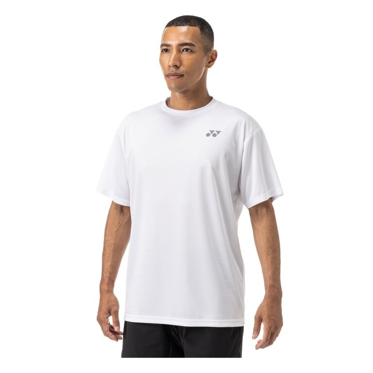 Yonex Trainings-Tshirt Practice Small Logo YM0045 (100% Polyester) 2024 weiss Herren