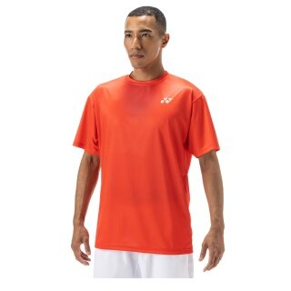 Yonex Trainings-Tshirt Practice Small Logo YM0045 (100% Polyester) 2024 rot Herren