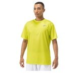Yonex Trainings-Tshirt Practice Small Logo YM0045 (100% Polyester) 2024 limegelb Herren