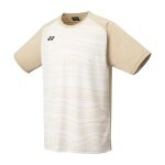 Yonex Sport-Tshirt Crew Neck Club Team YM0050 (100% Polyester) 2025 beige Herren