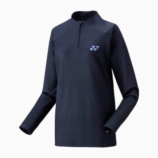 Yonex Tennis-Langarmshirt 1/2 Zip Club Team marineblau Damen