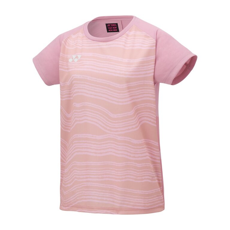 Yonex Sport-Tshirt Crew Neck Club Team YM0050 (100% Polyester) 2025 smoke pink Damen