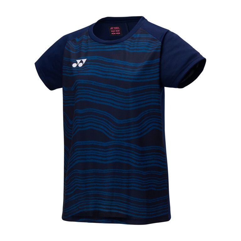 Yonex Sport-Tshirt Crew Neck Club Team YM0050 (100% Polyester) 2025 navyblau Damen