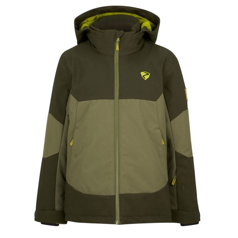 Ziener Winter-Skijacke Agimo-Z (wasserdicht, winddicht, warm) 2025 moosgrün Kinder