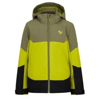 Ziener Winter-Skijacke Agimo-Z (wasserdicht, winddicht, warm) 2025 electricgrün Kinder