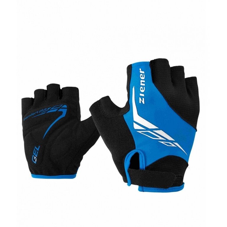 Ziener Fahrrad-Handschuhe Ceniz (Gel Polsterung, Ausziehhilfe) schwarz/blau-  1 Paar online bestellen