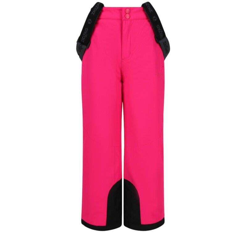 Zigzag Winter-Skihose ProvoW-PRO 10.000 (wasserdicht, atmungsaktiv, Schneefang) pink Kinder