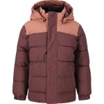 Zigzag Winterjacke Esra Puffer Jacket (wasserdicht, winddicht, warm wattiert) burgundrot Kinder