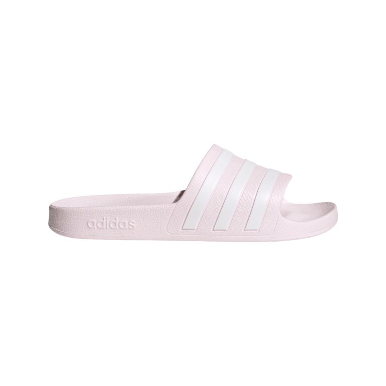 adidas Badeschuhe Adilette Aqua 3-Streifen (Cloudfoam Fußbett, vorgeformter EVA-Riemen) hellpink - 1 Paar