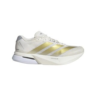 adidas Laufschuhe Adizero Boston 13 (Dämpfung) weiss/gold Herren