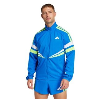 adidas Lauf-Trainingsjacke Adizero Retro blau Herren