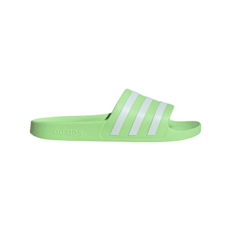 adidas Badeschuhe Adilette Aqua 3-Streifen limegrün/weiss - 1 Paar