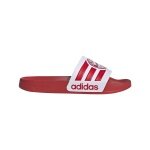 adidas Badeschuhe Adilette Shower FC Bayern München Slides rot/weiss - 1 Paar