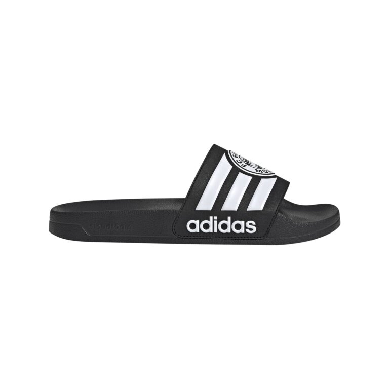 adidas Badeschuhe Adilette Shower FC Bayern München Slides schwarz/weiss - 1 Paar